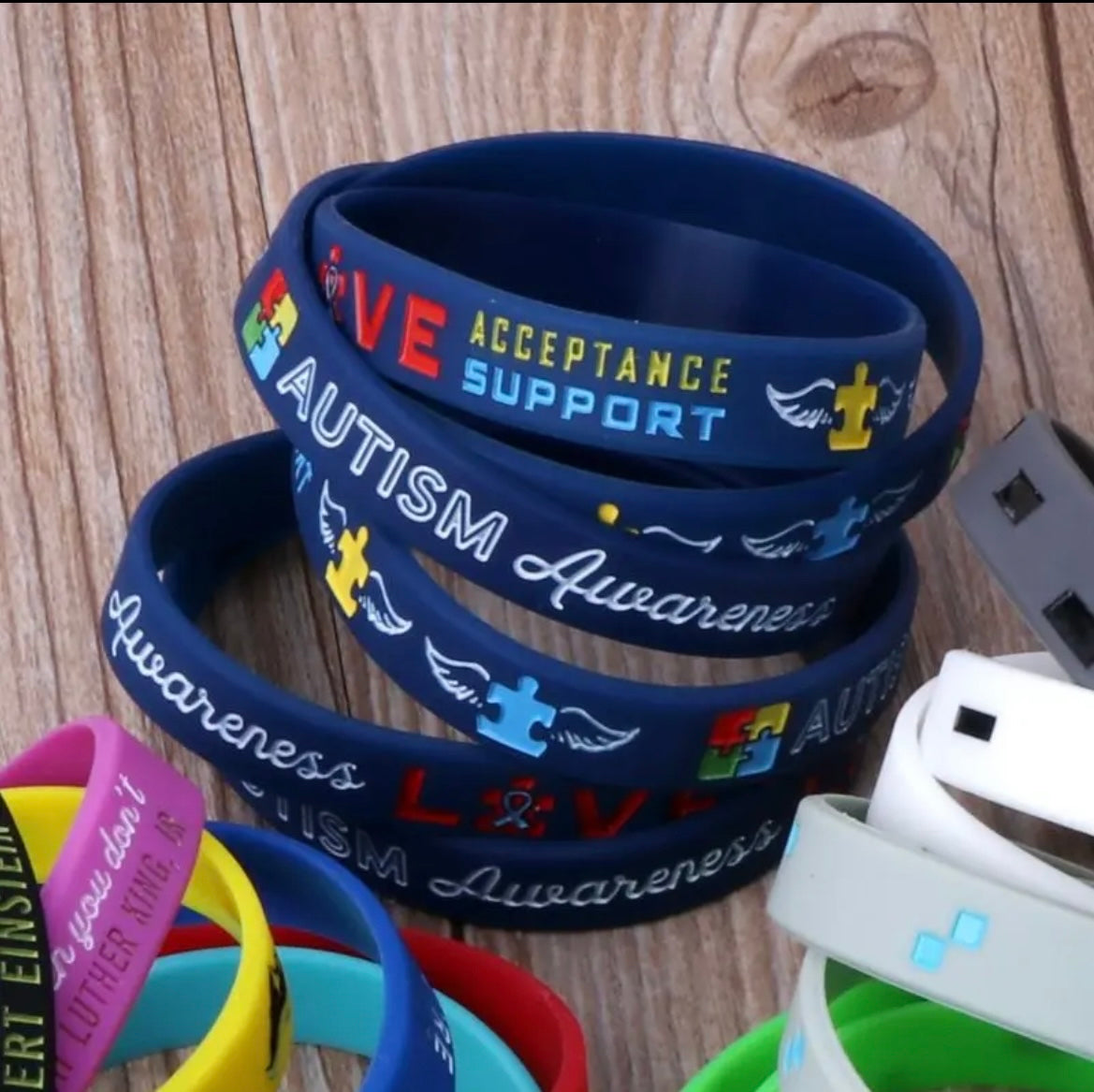 Autism Awareness Inspirational Bracelet