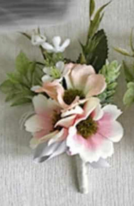 Pink Daisies Corsage / buttonhole
