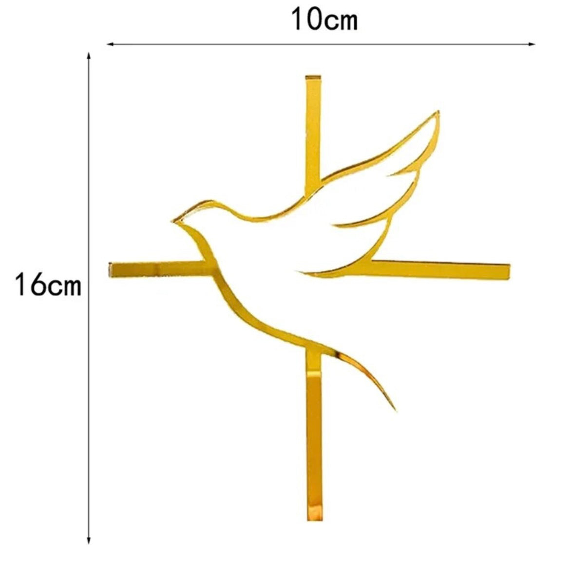 Peace dove cake topper