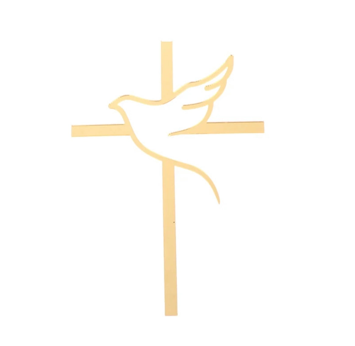 Peace dove cake topper