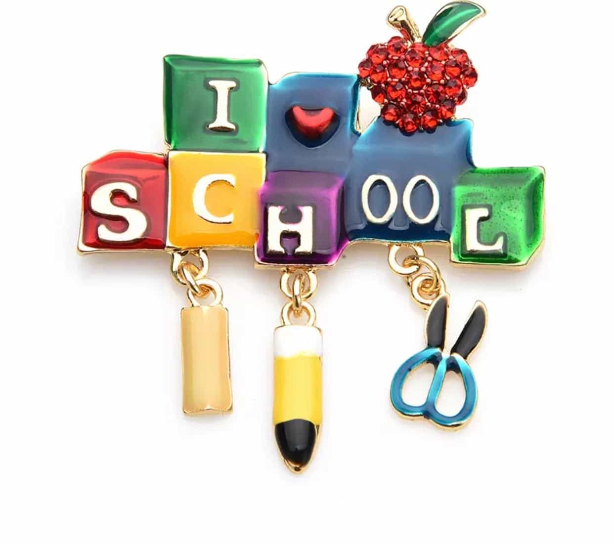 Teacher Brooches Pins-Teacher's Gifts-All-Times-Gifts