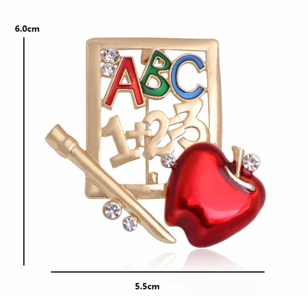 Teacher Brooches Pins-Teacher's Gifts-All-Times-Gifts