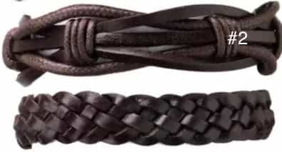 2pcs/Set Brown Leather Bracelet-Bracelet-All-Times-Gifts