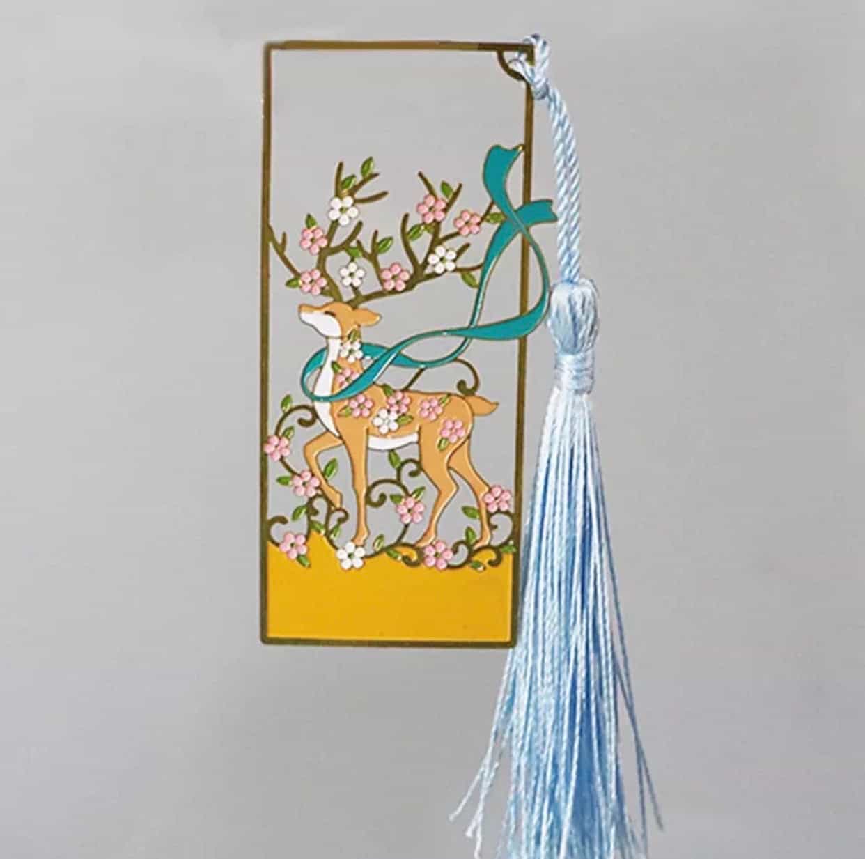 2pcs/Set Deer Design Metal Bookmarks-Bookmarks-All-Times-Gifts
