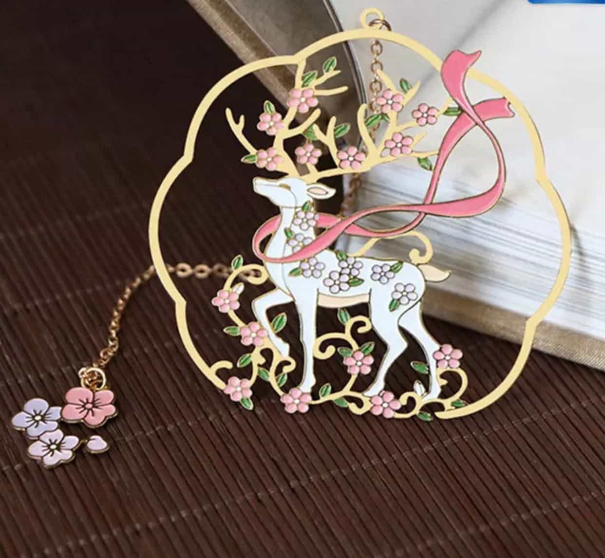 2pcs/Set Deer Design Metal Bookmarks-Bookmarks-All-Times-Gifts