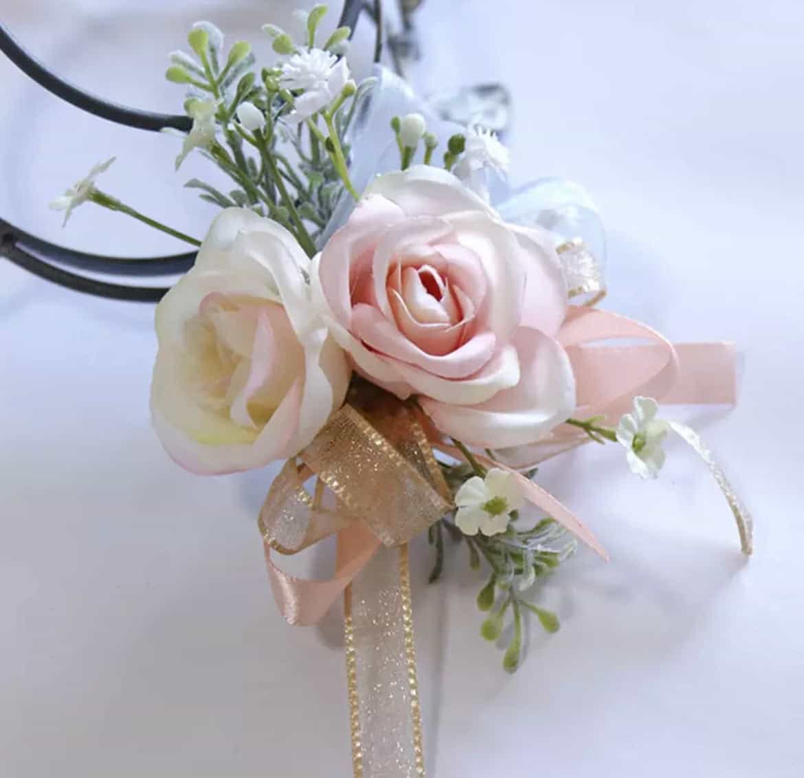 2pcs set Matching buttonhole and corsage-All-Times-Gifts