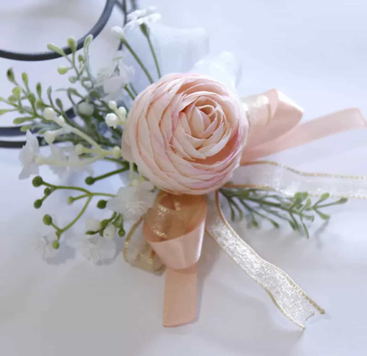 2pcs set Matching buttonhole and corsage-All-Times-Gifts