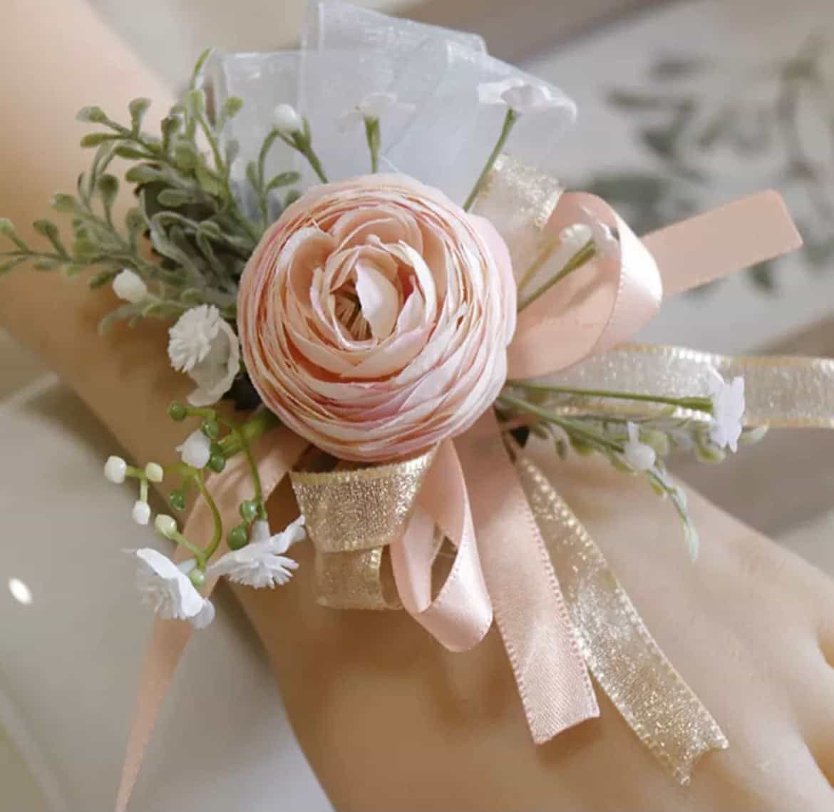2pcs set Matching buttonhole and corsage-All-Times-Gifts