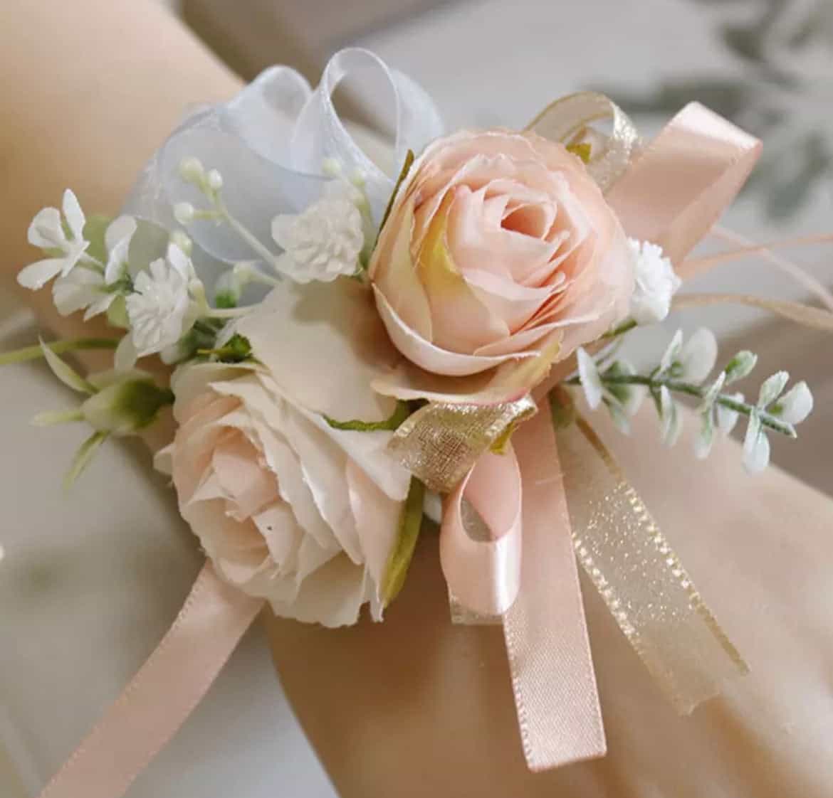 2pcs set Matching buttonhole and corsage-All-Times-Gifts