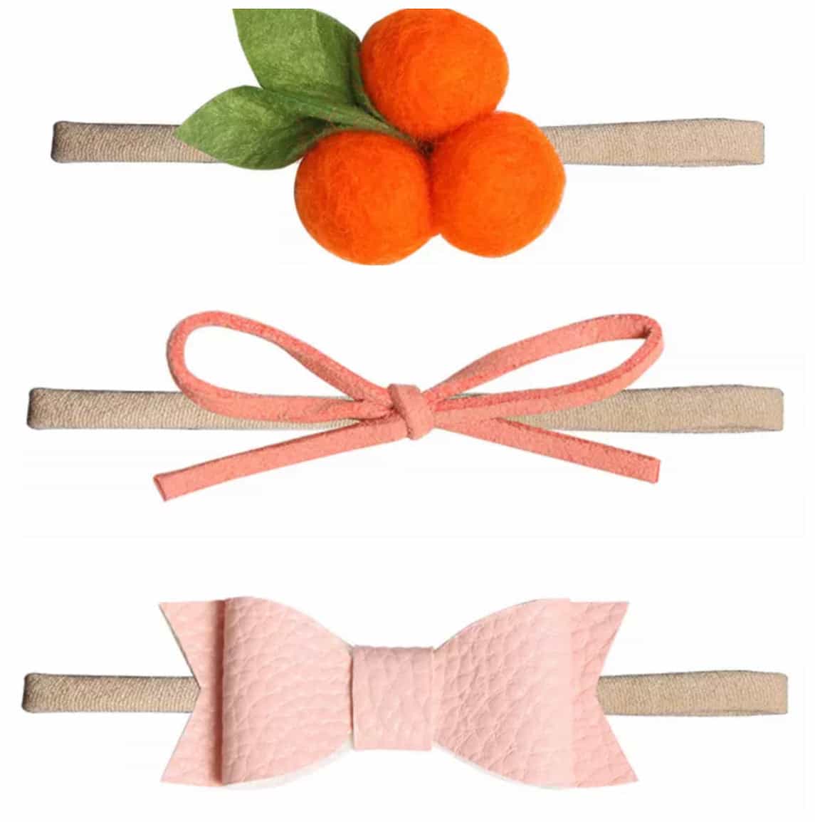 4pcs Baby / Toddler Headband Coral Shades-All-Times-Gifts