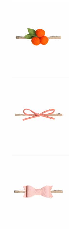 4pcs Baby / Toddler Headband Coral Shades-All-Times-Gifts