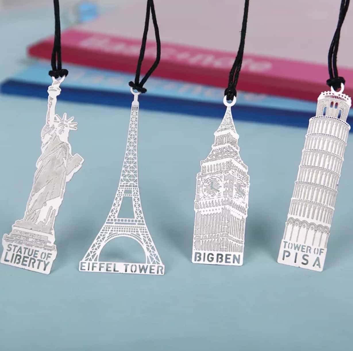 4pcs/Set Landmark Bookmarks-All-Times-Gifts