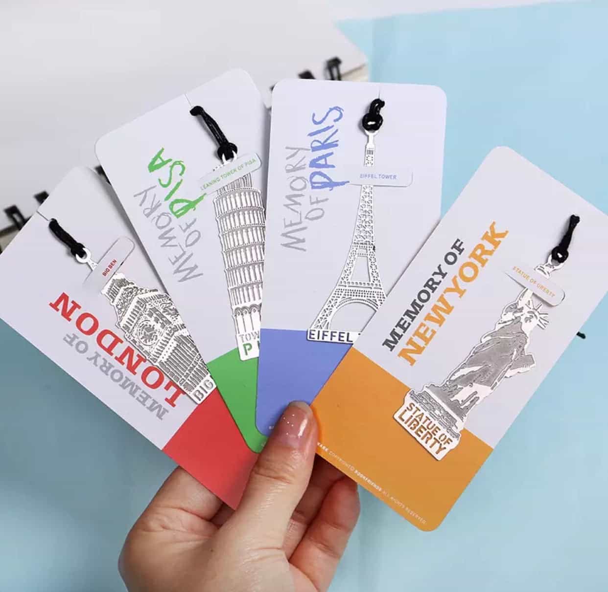 4pcs/Set Landmark Bookmarks-All-Times-Gifts