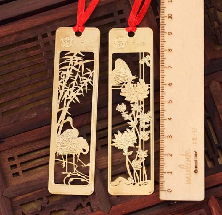 4pcs/Set Gold Metal Bookmarks-Bookmarks-All-Times-Gifts