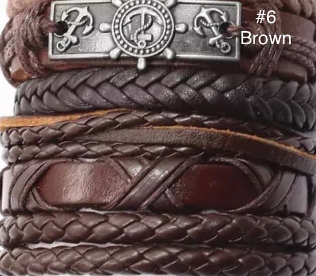 5pcs/Set leather bracelets-All-Times-Gifts