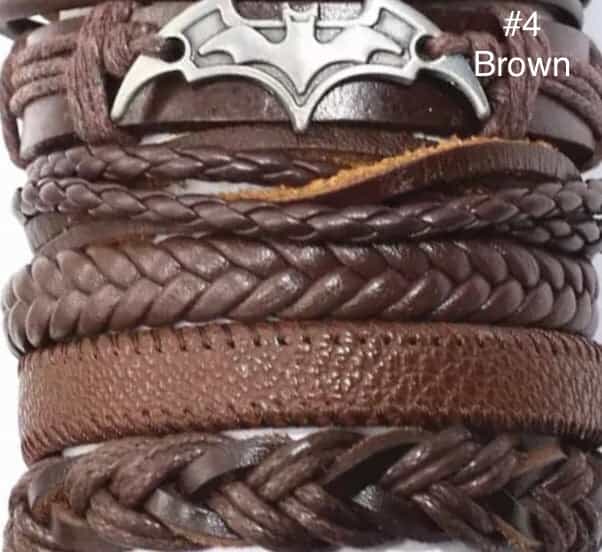 5pcs/Set leather bracelets-All-Times-Gifts