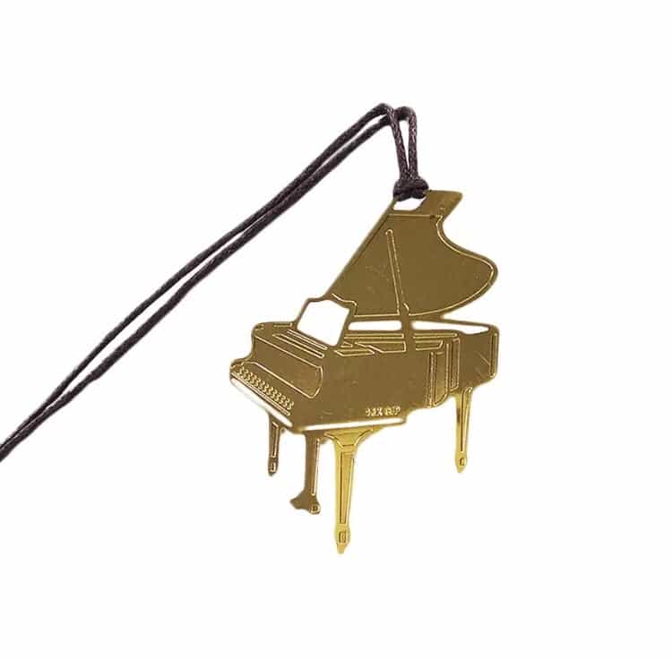 5pcs/Set Musical Instruments Golden Metal Bookmarks-Bookmarks-All-Times-Gifts
