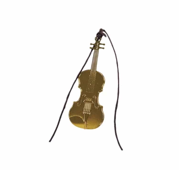 5pcs/Set Musical Instruments Golden Metal Bookmarks-Bookmarks-All-Times-Gifts