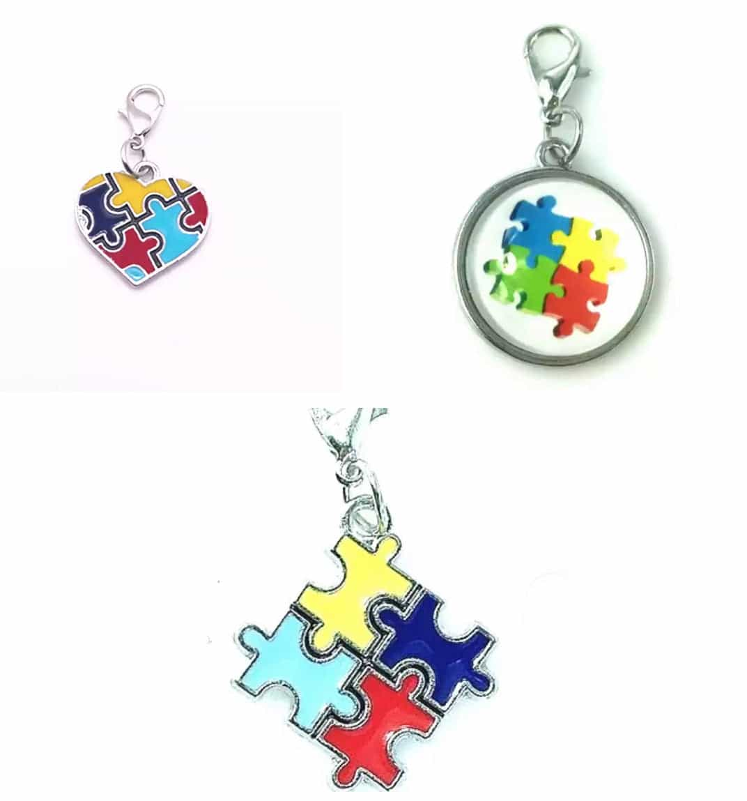 Autism puzzle deals piece charm