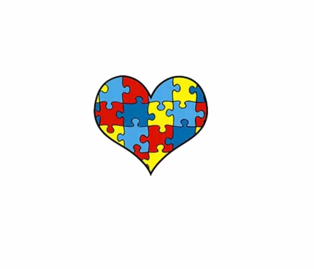 Autism awareness Acrylic Pin Brooch-All-Times-Gifts