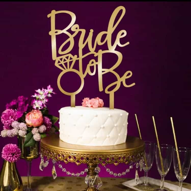 Bridal Cake Topper-Cake Topper-All-Times-Gifts