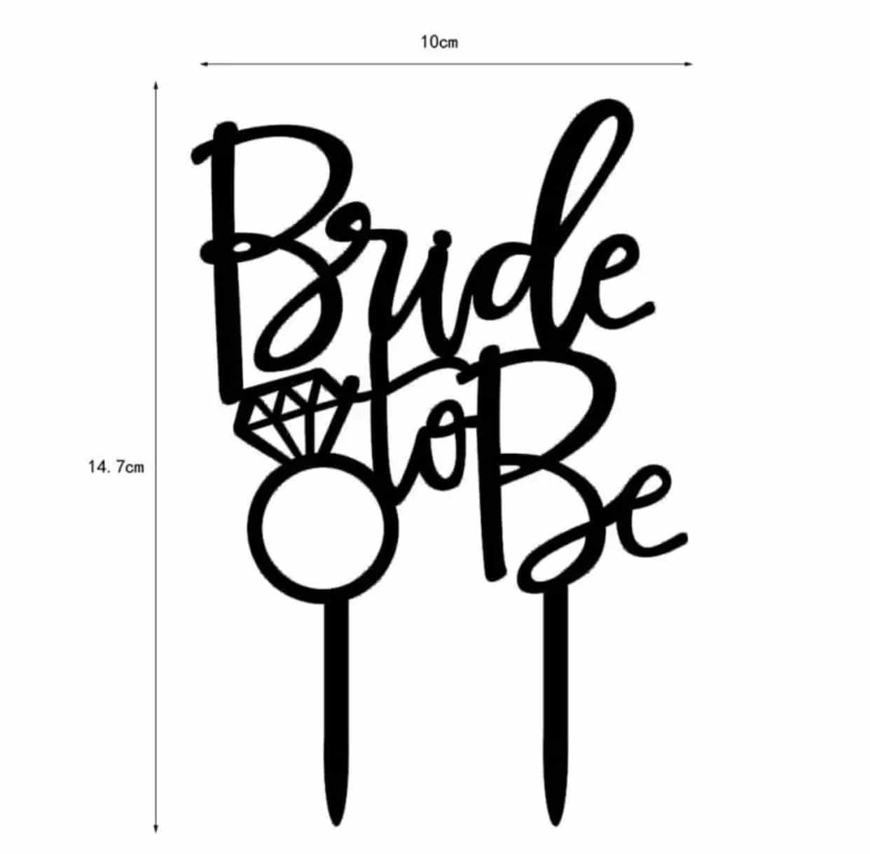 Bridal Cake Topper-Cake Topper-All-Times-Gifts