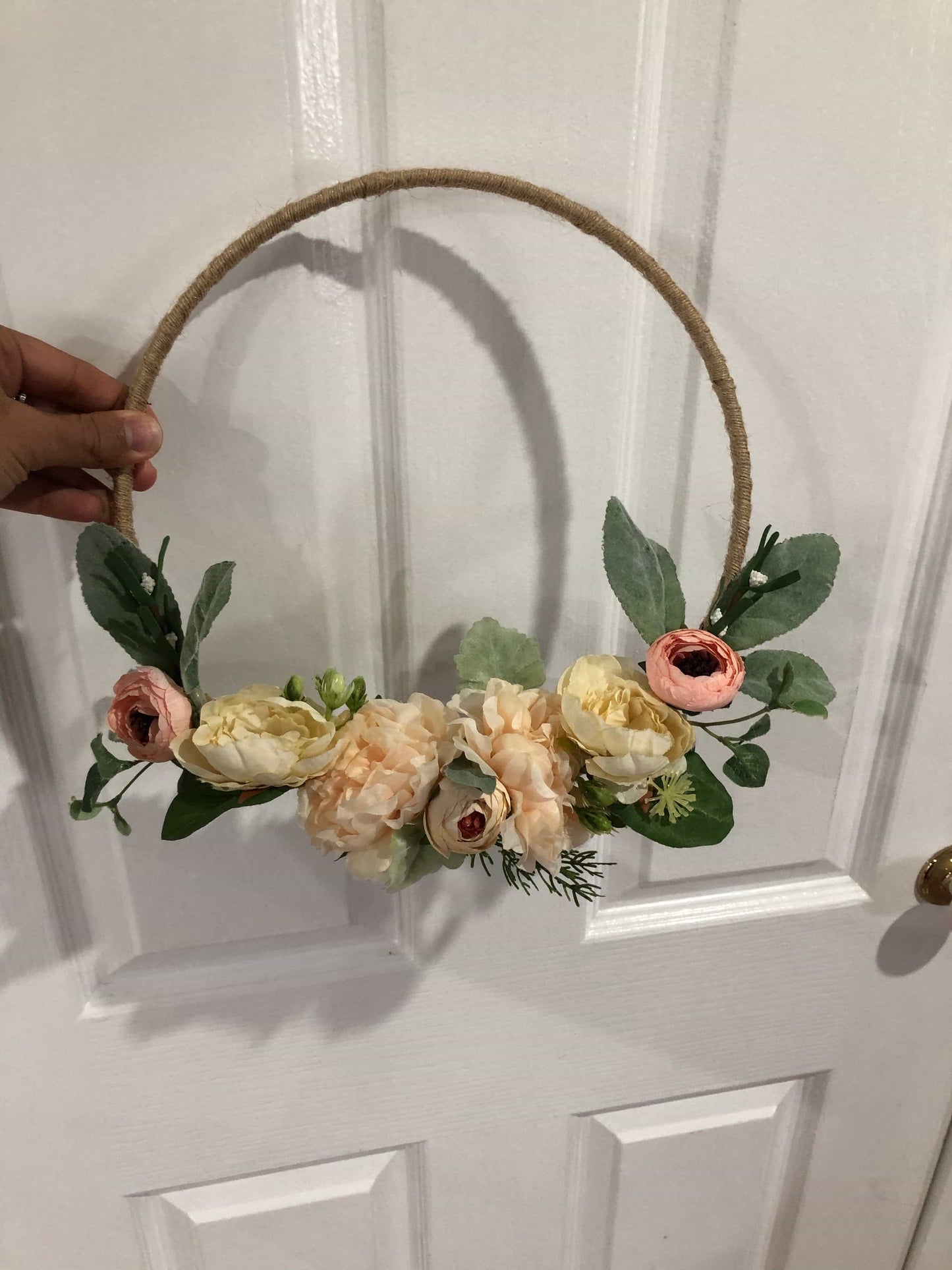 Bridesmaids Floral Hoops custom made-All-Times-Gifts