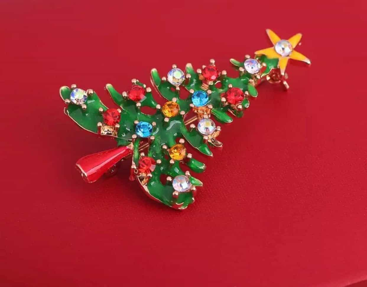 Christmas brooches store for sale