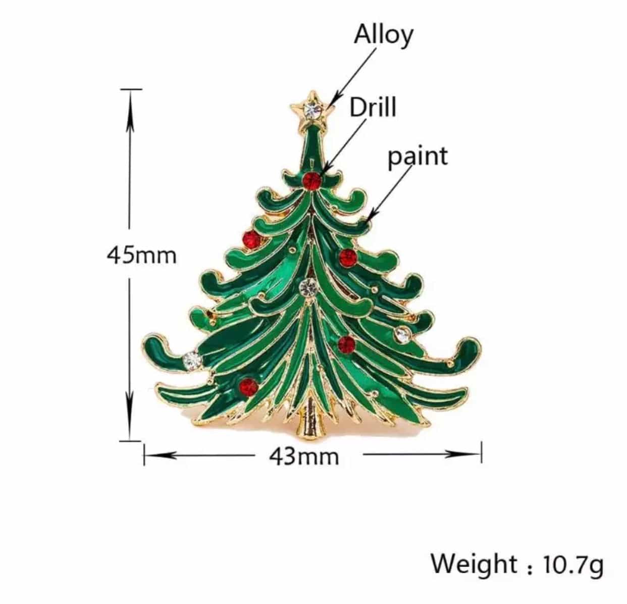 Christmas Brooch Pin-All-Times-Gifts