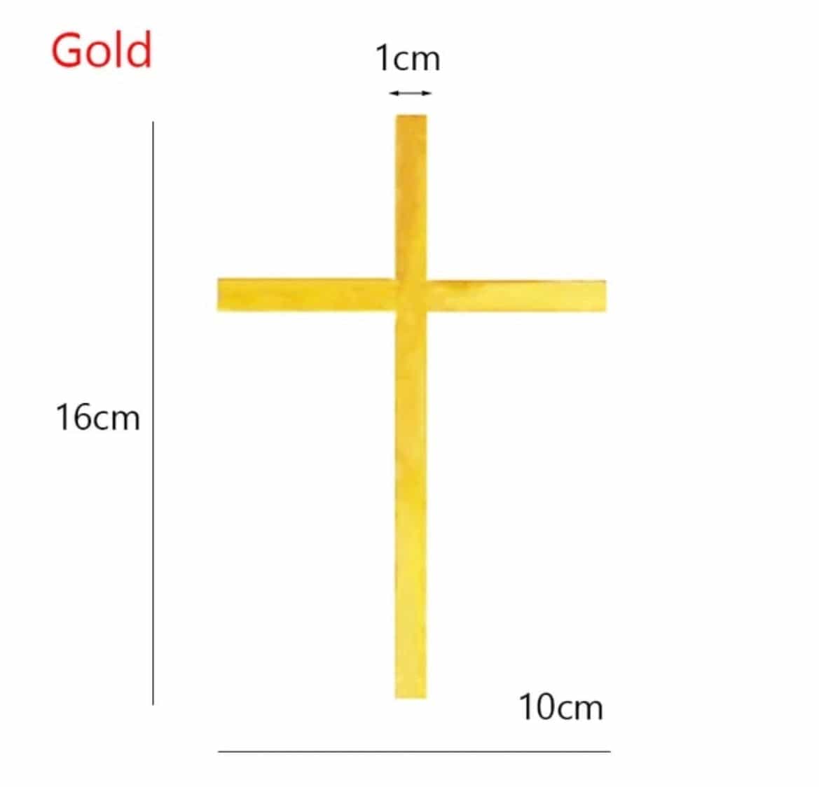 Cross Cake Toppers-Cake Topper-All-Times-Gifts