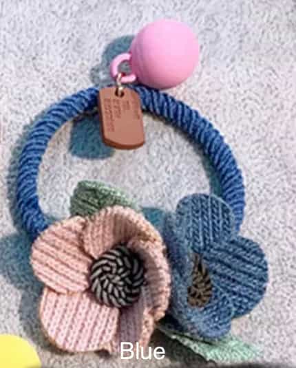 Elastic Knitted Floral Head Rope Band-All-Times-Gifts