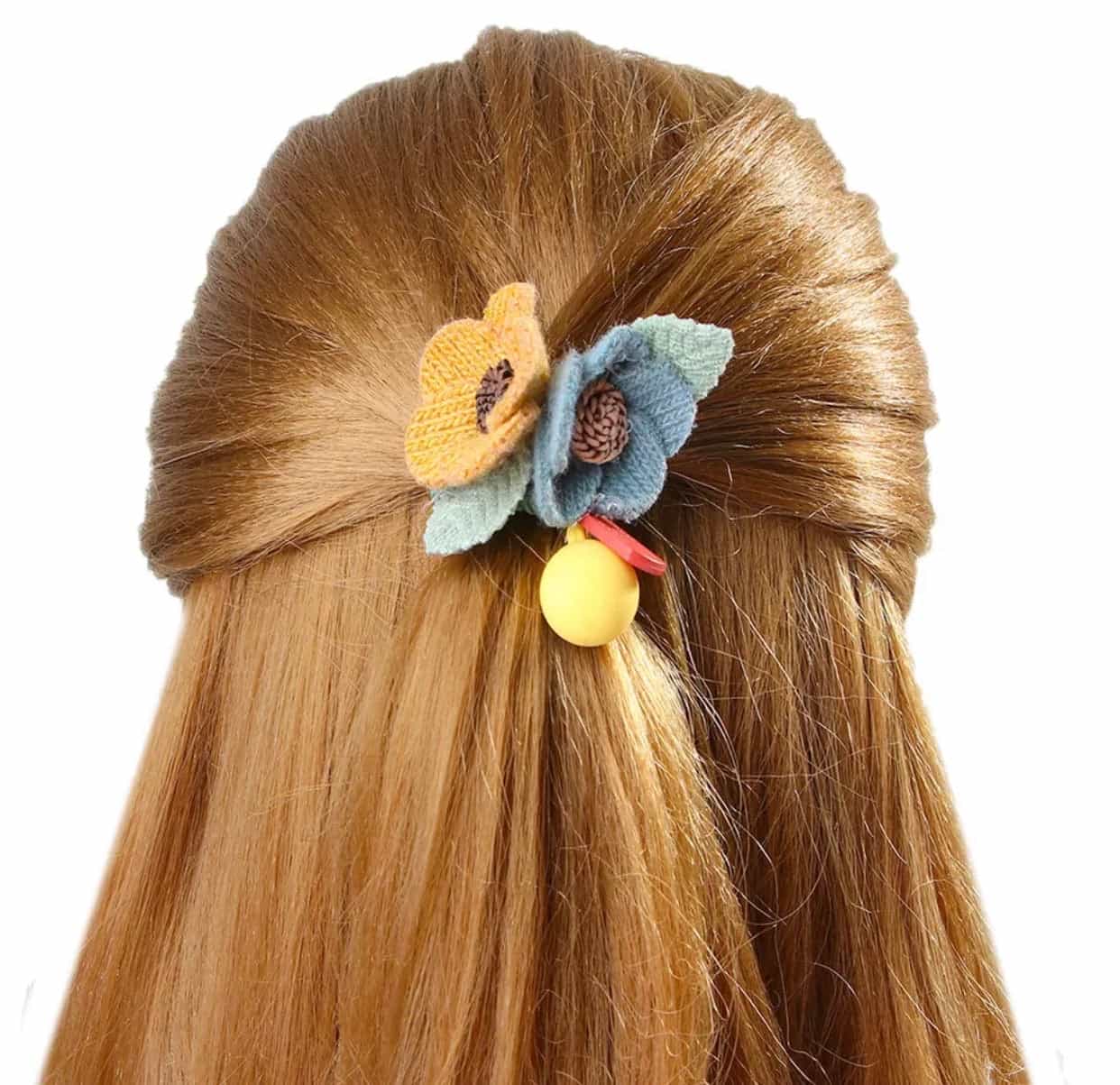 Elastic Knitted Floral Head Rope Band-All-Times-Gifts