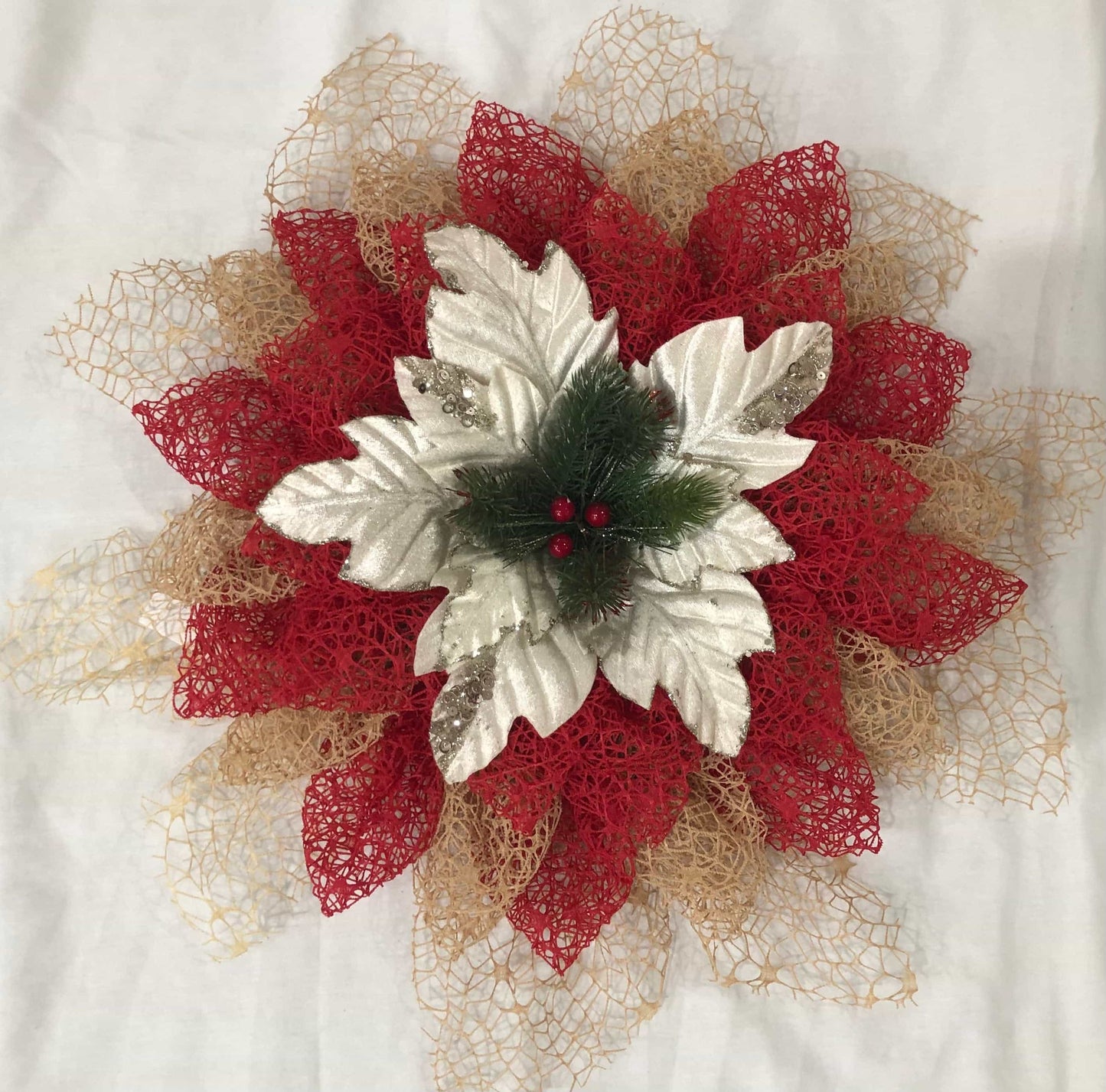 Fabric Christmas Wreath-All-Times-Gifts