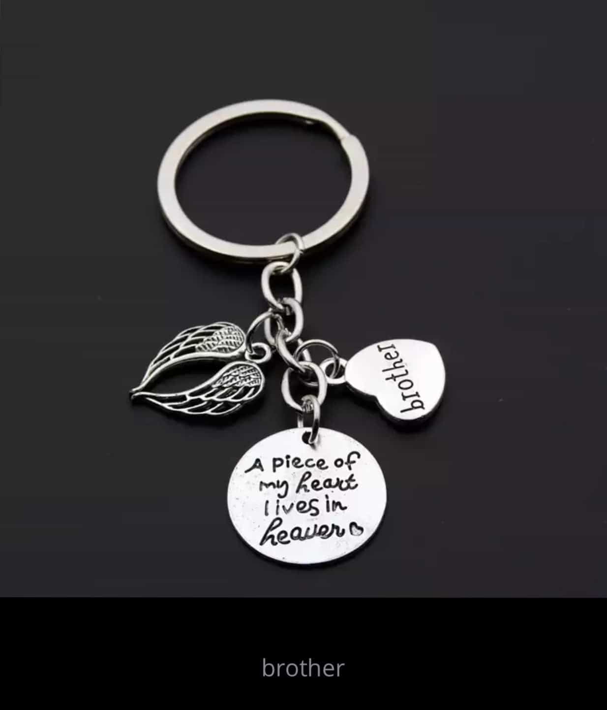 Family Members Memorial Key Ring-All-Times-Gifts