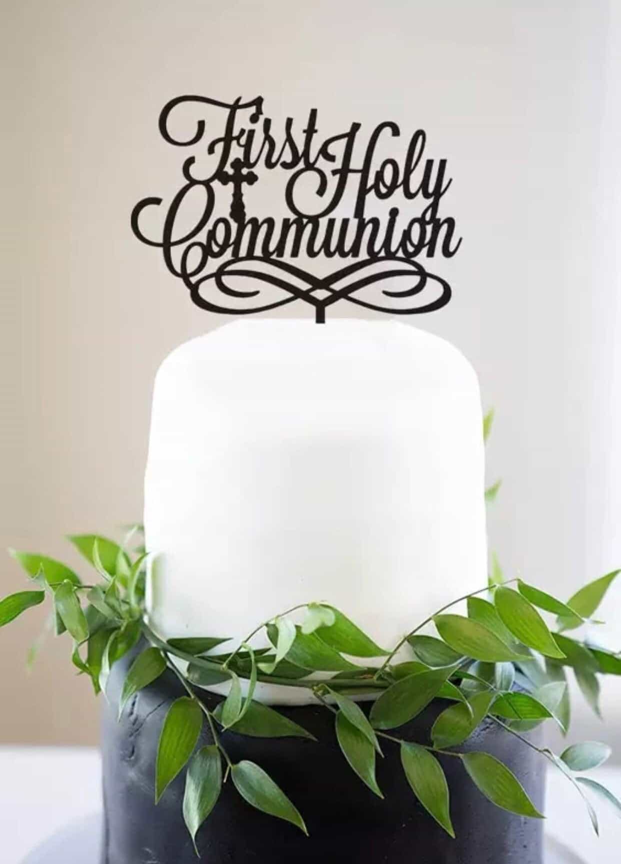 First Holy Communion Cake Topper-Cake Topper-All-Times-Gifts