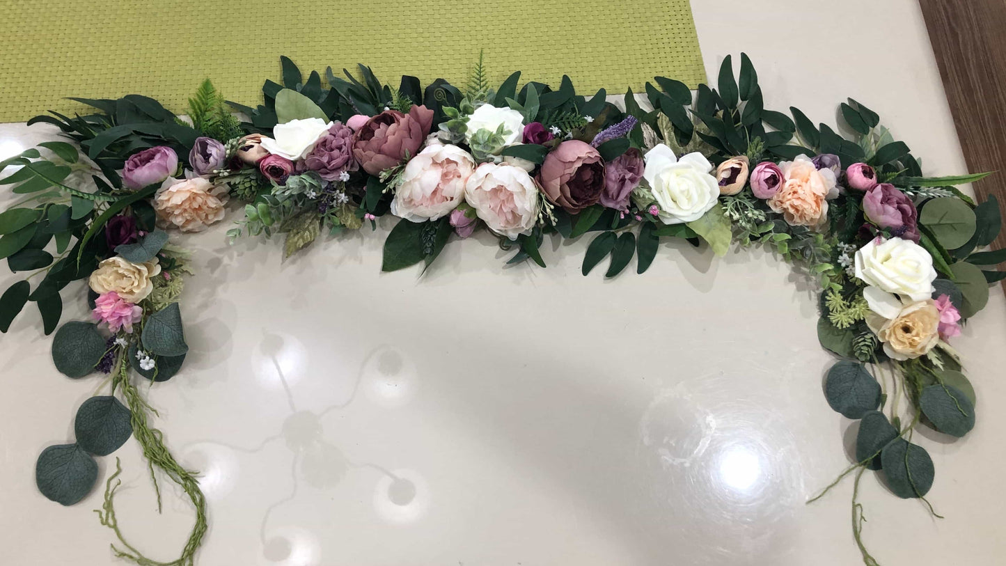 Custom made Floral Arrangement / Garland Decorations-All-Times-Gifts