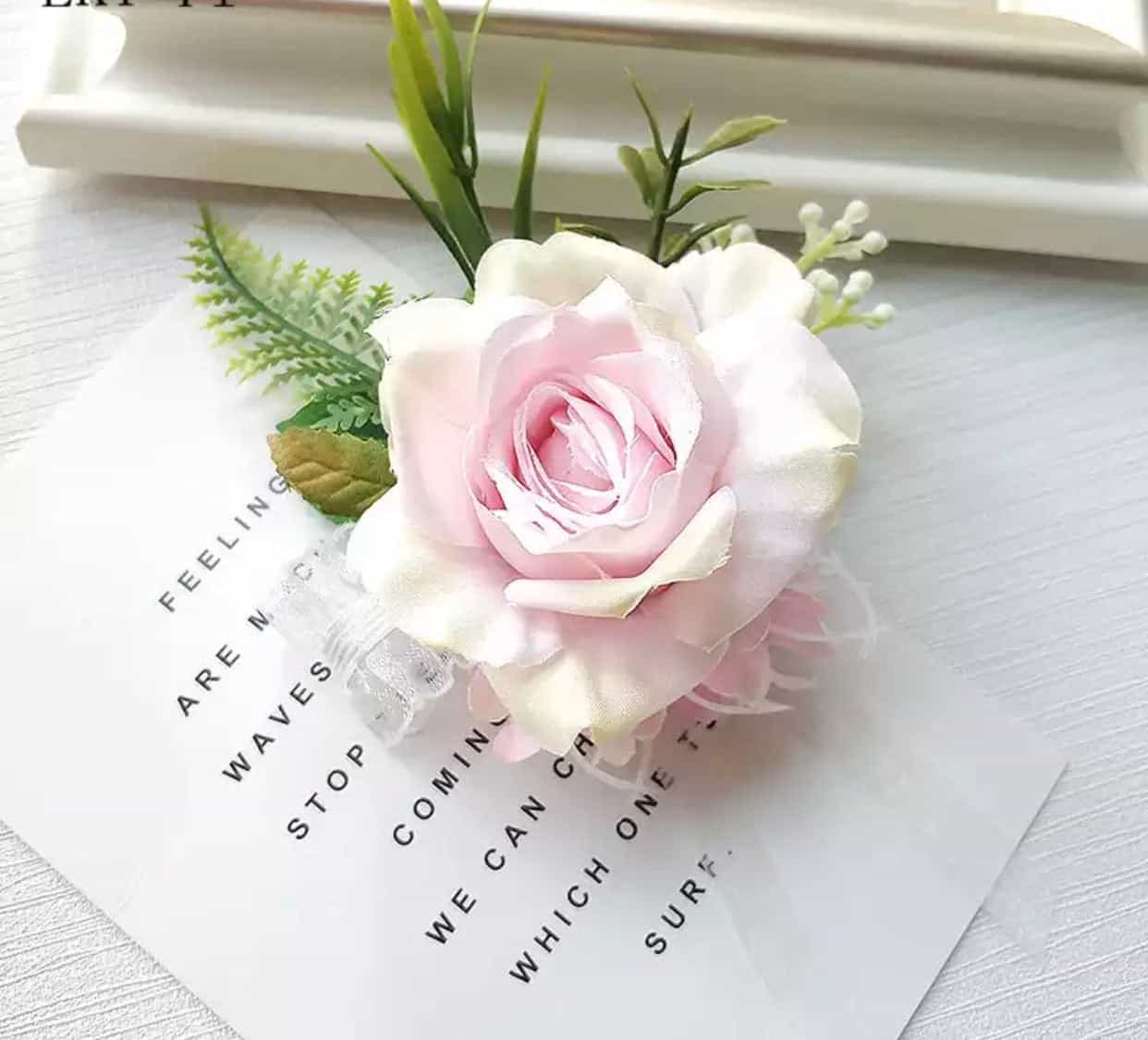 Floral Rose Corsage Bracelet-Event-All-Times-Gifts