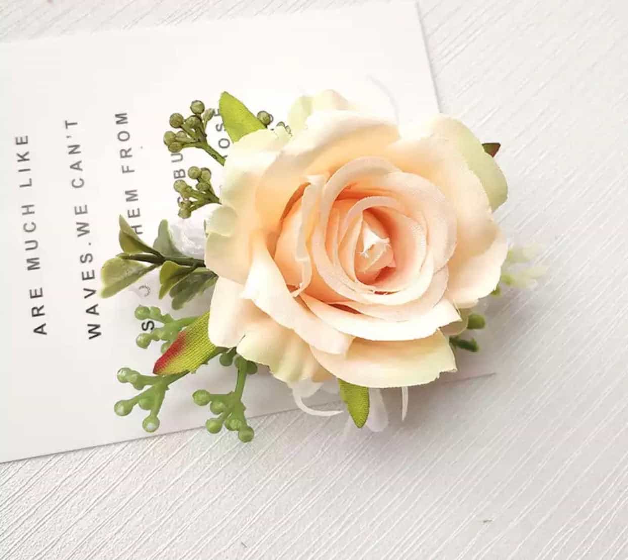 Floral Rose Corsage Bracelet-Event-All-Times-Gifts