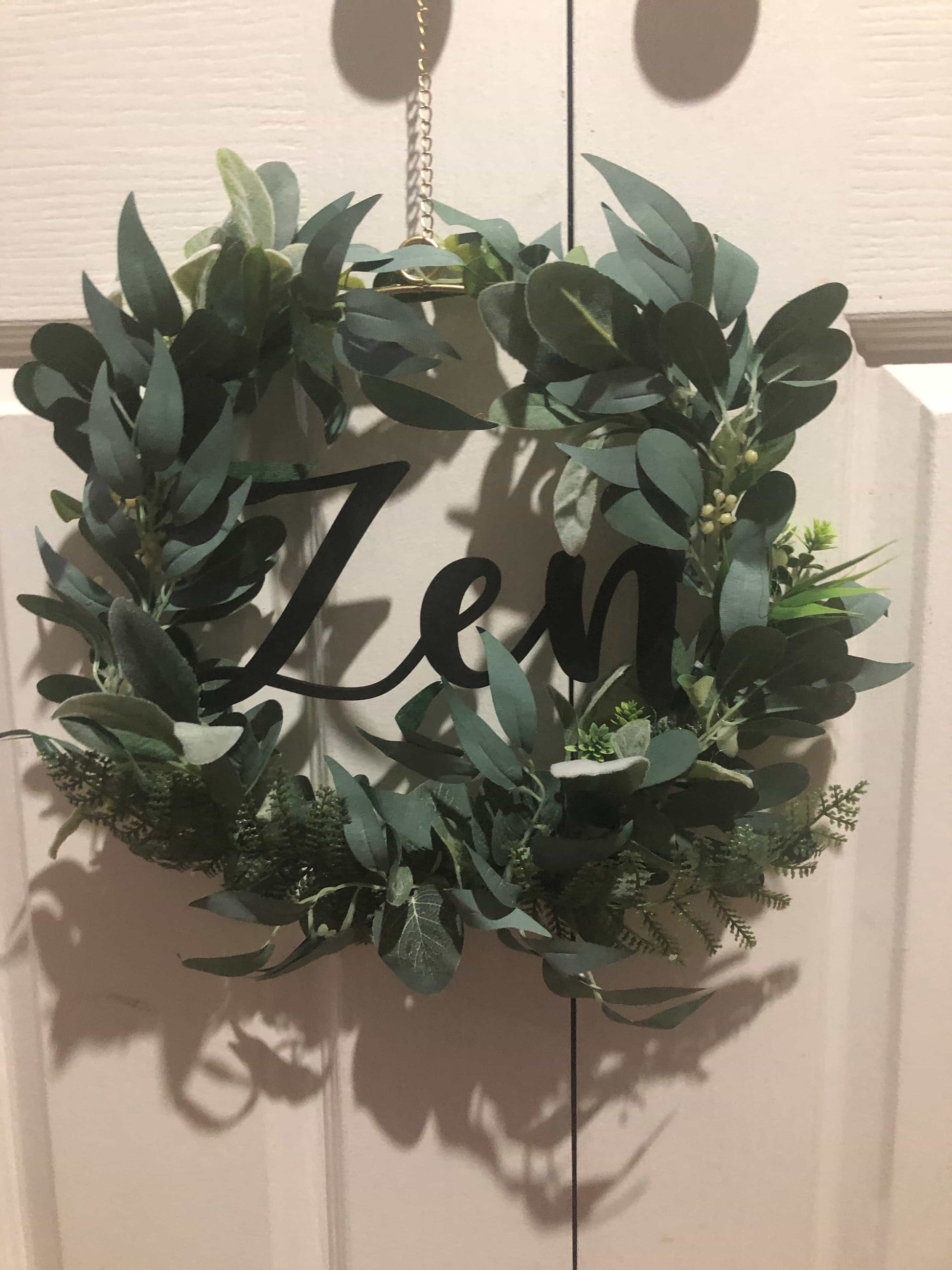 Floral Hoop Wall Art Wooden or Natural custom made-Personalised Hoops-All-Times-Gifts