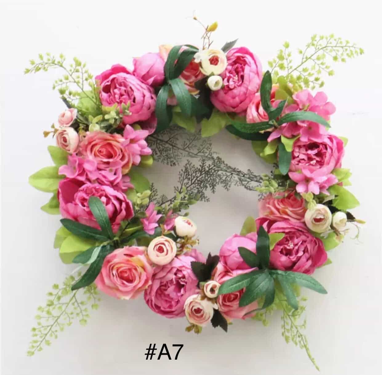 Floral Vine Grapes Wreath Garland-All-Times-Gifts