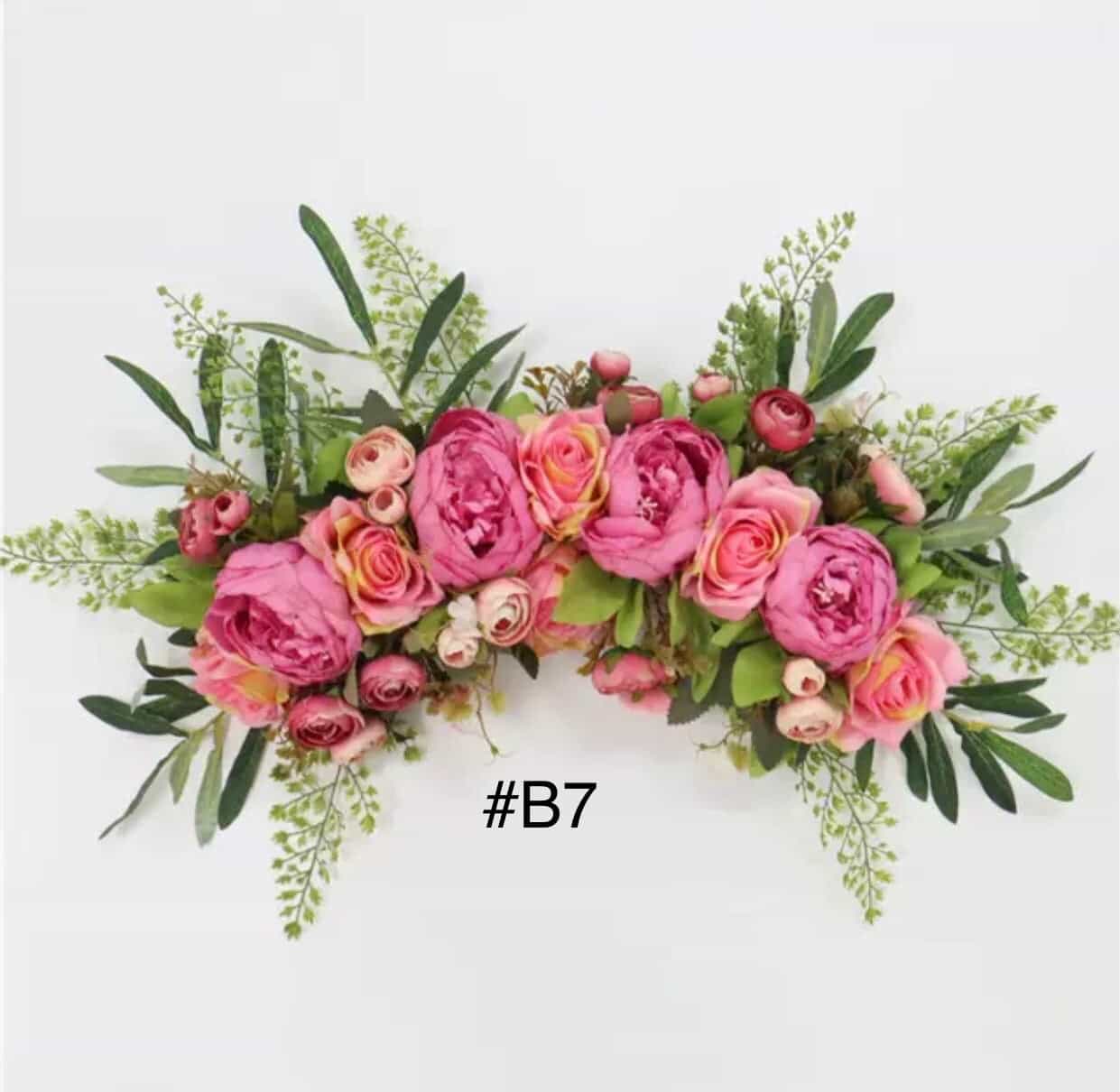 Floral Vine Grapes Wreath Garland-All-Times-Gifts