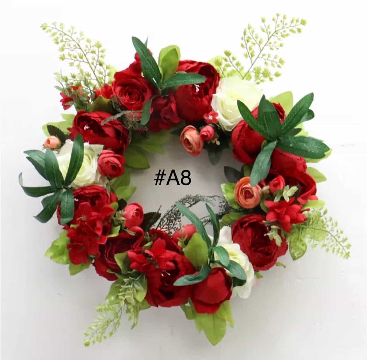 Floral Vine Grapes Wreath Garland-All-Times-Gifts