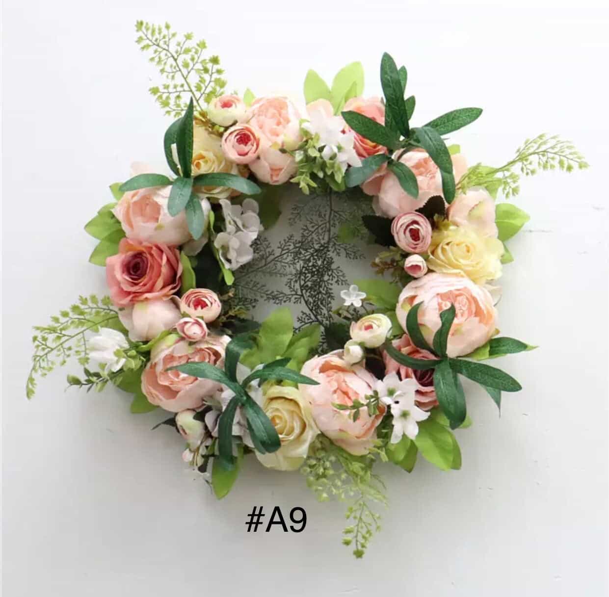 Floral Vine Grapes Wreath Garland-All-Times-Gifts
