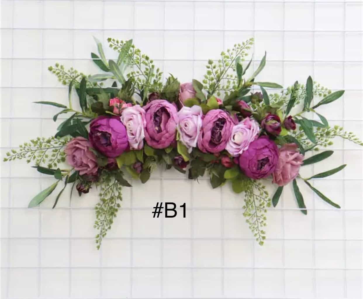 Floral Vine Grapes Wreath Garland-All-Times-Gifts