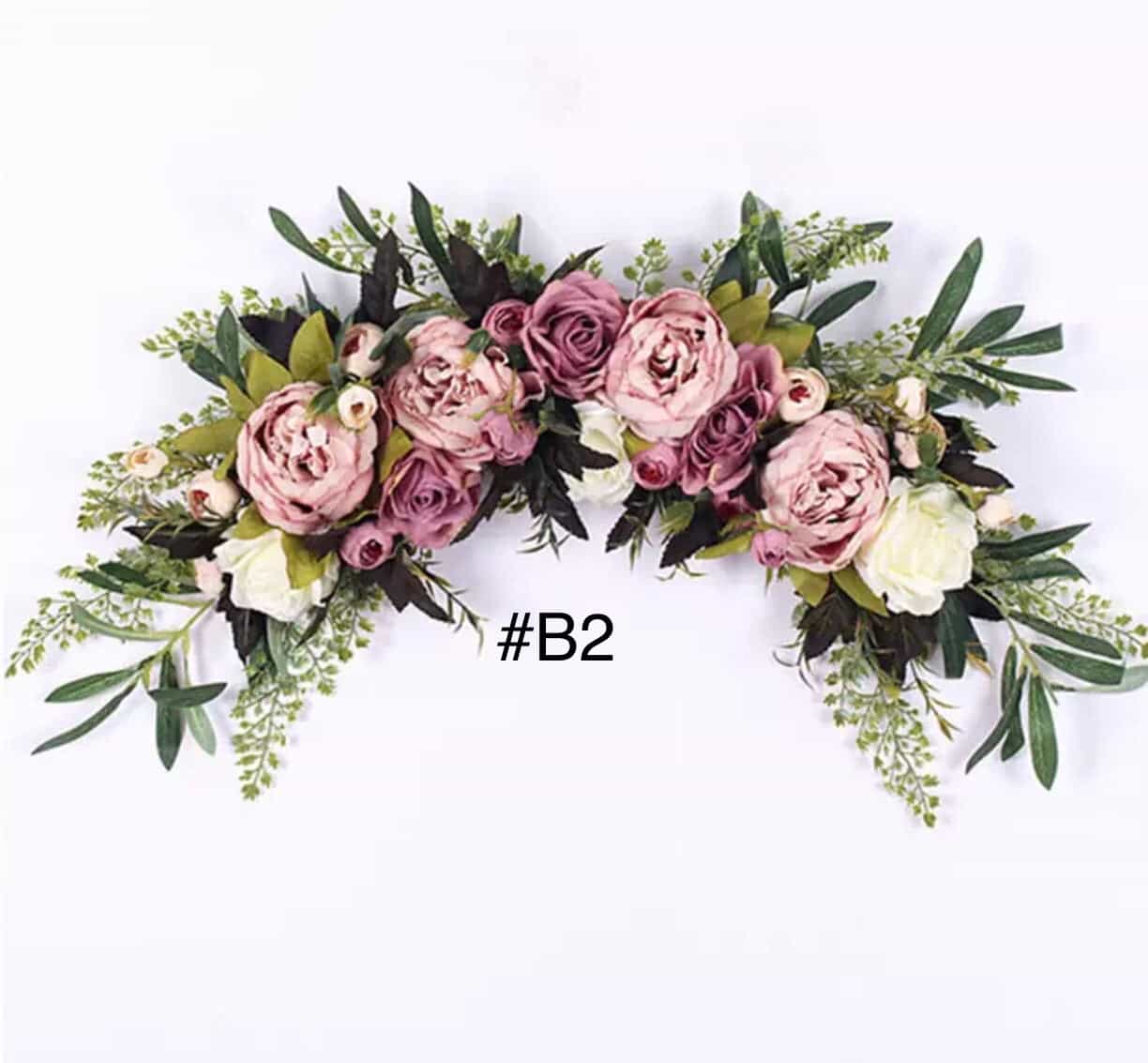 Floral Vine Grapes Wreath Garland-All-Times-Gifts