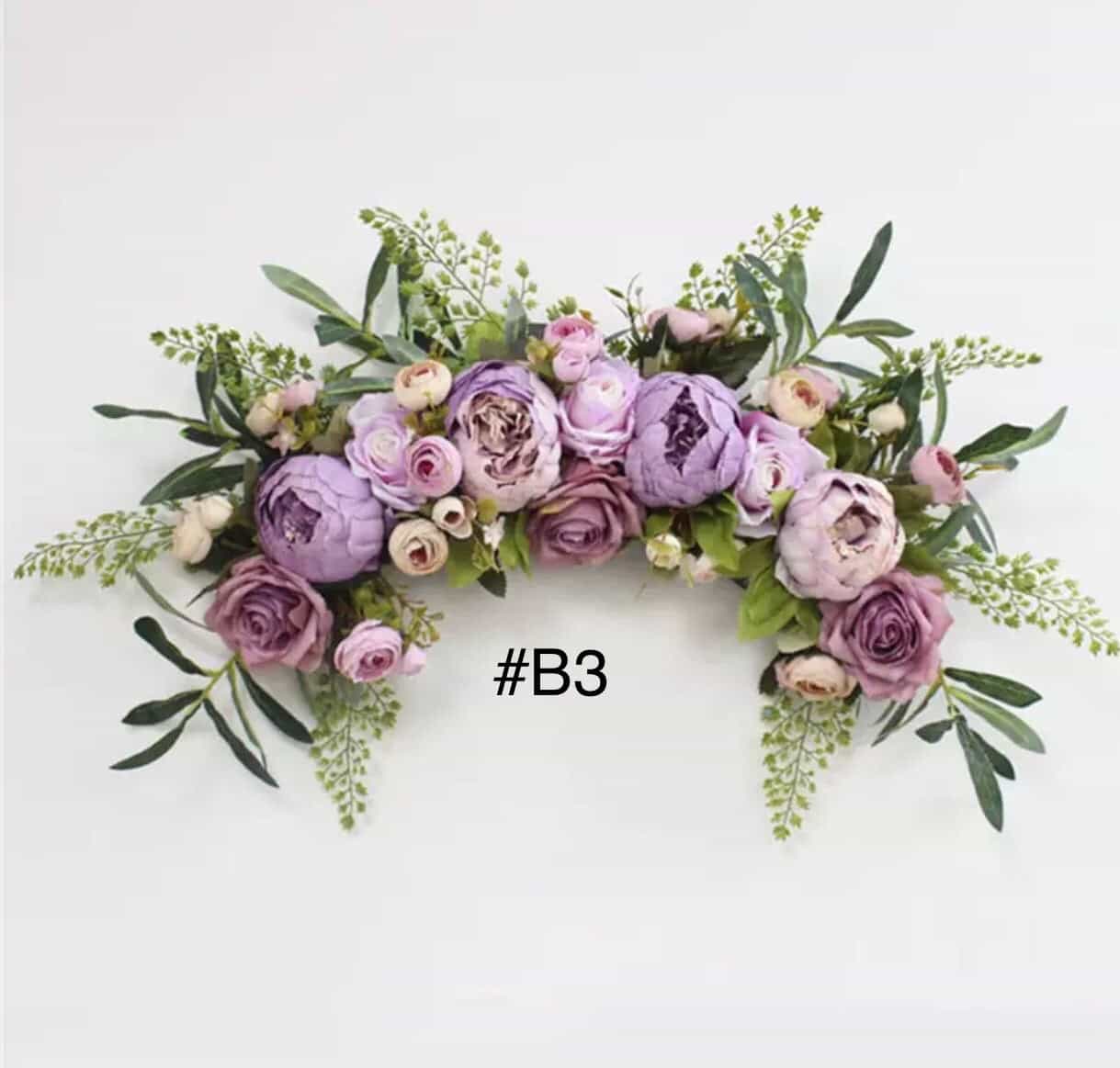 Floral Vine Grapes Wreath Garland-All-Times-Gifts