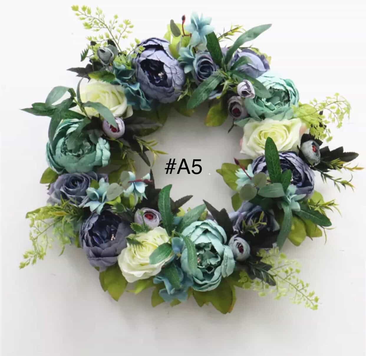 Floral Vine Grapes Wreath Garland-All-Times-Gifts