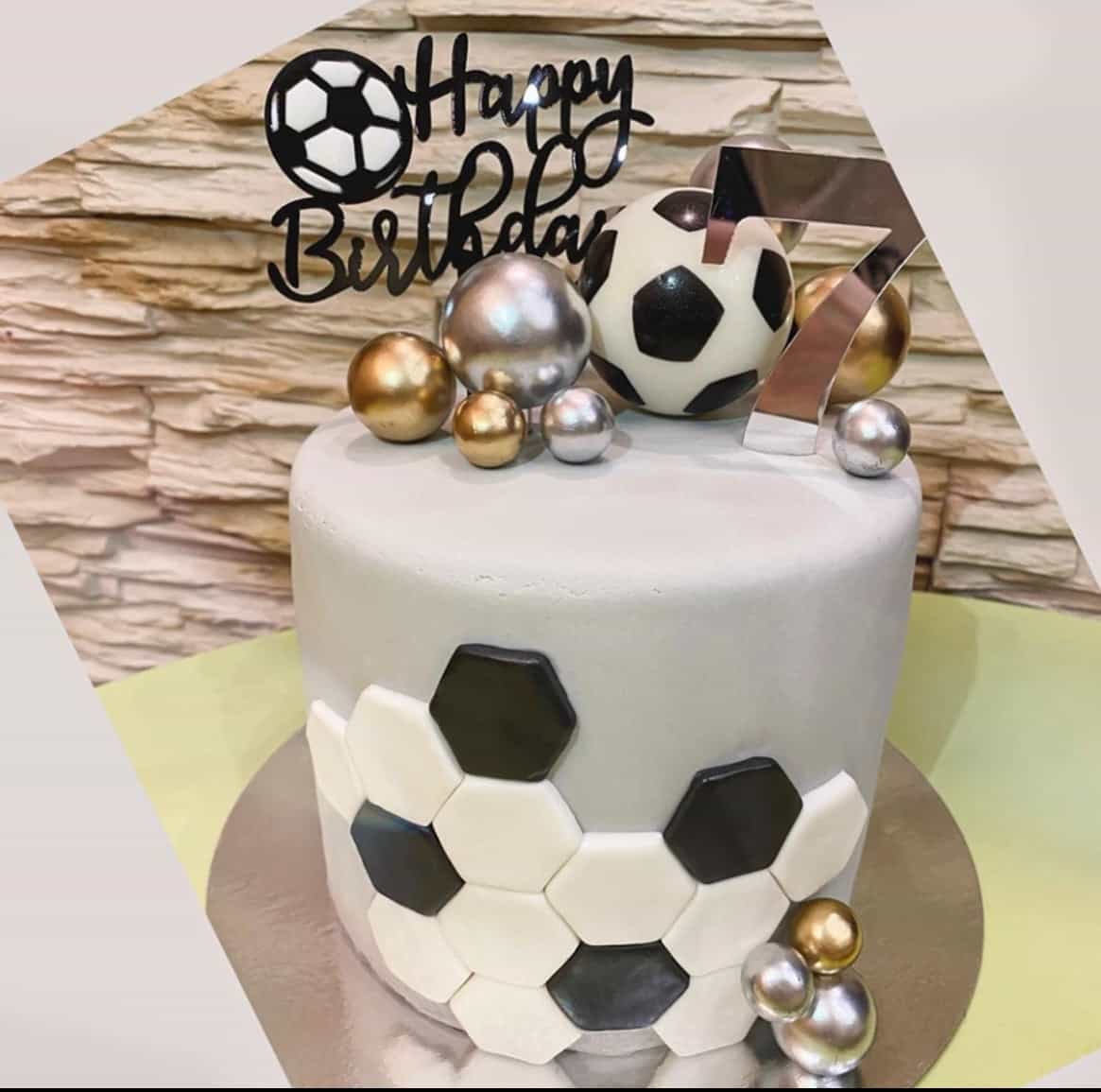 Soccer cake topper-All-Times-Gifts