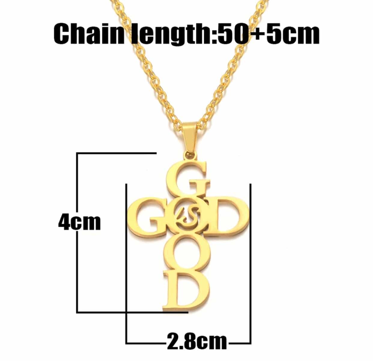 God is good necklace-All-Times-Gifts