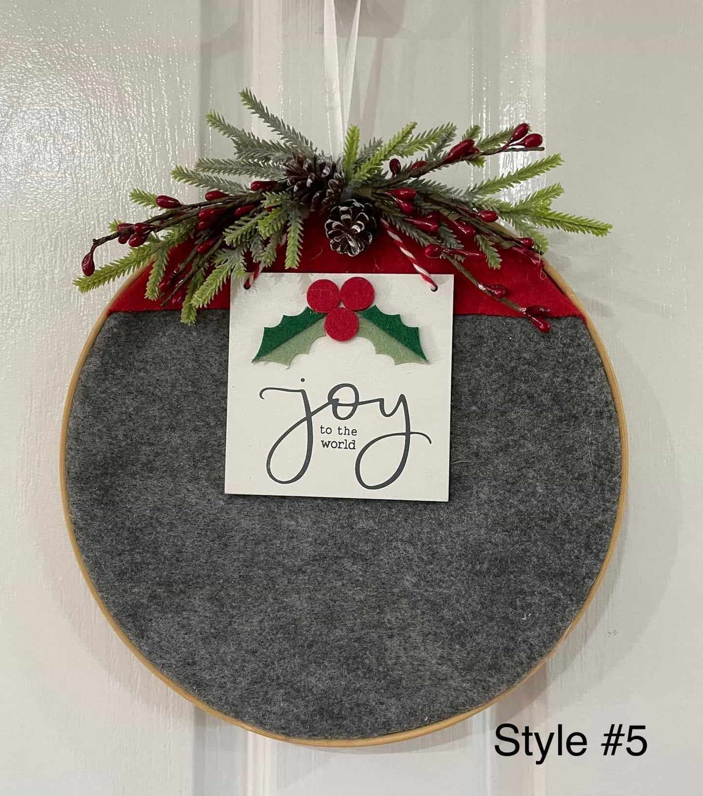 Wooden Christmas hoop-All-Times-Gifts